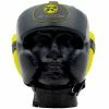 RINGSIDE PINNACLE SERIES HEADGUARD BLACK/VOLT HEAD GUARDS