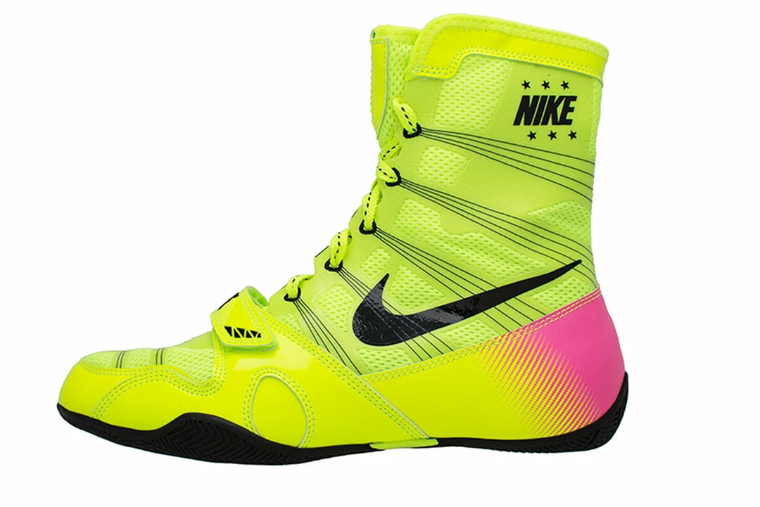 BOXING BOOTS NIKE-HYPER KO Yellow/pink 1 BOXING BOOTS NIKE-HYPER KO Yellow/pink