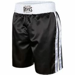 CLETO REYES SHORTS BLACK-WHITE TRIM CLOTHING