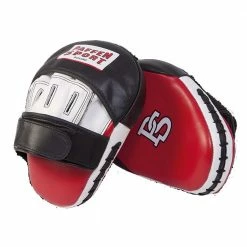 Paffen Sport Pro Professional Punch Mitts – Black/Red FOCUS MITTS & PADDLES
