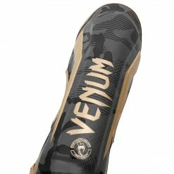 VENUM ELITE SHIN GUARDS - DARK CAMO/GOLD
