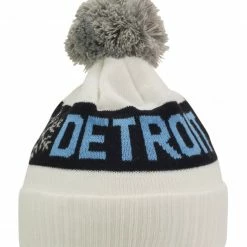 KRONK Detroit Snowflake Bobble Hat White CLOTHING