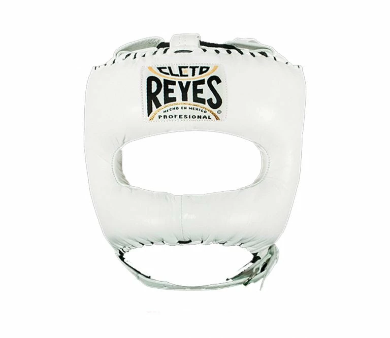 Champs Bxing CLETO REYES-WHITE Headguard With Nylon Pointed Face Bar HEAD & GROIN GUARDS 1 Champs Bxing CLETO REYES-WHITE Headguard With Nylon Pointed Face Bar HEAD & GROIN GUARDS