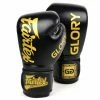 Fairtex X Glory Black Velcro Boxing Gloves SENIOR GLOVES