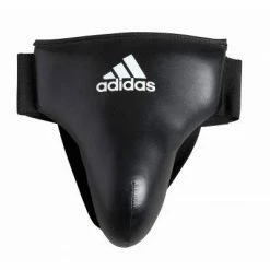 ADIDAS-Men's PU Groin Guard Black HEAD & GROIN GUARDS
