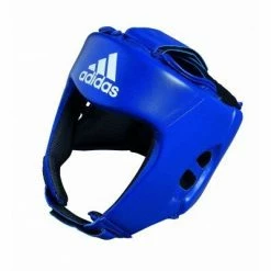 ADIDAS-AIBA Style Training BLUE Head Guard HEAD & GROIN GUARDS