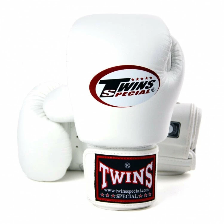 Twins White Velcro Boxing Gloves SENIOR GLOVES 1 Twins White Velcro Boxing Gloves SENIOR GLOVES
