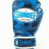 Champs Bxing Ltd Sandee Authentic Velcro Camo Blue & White Synthetic Leather Boxing Glove
