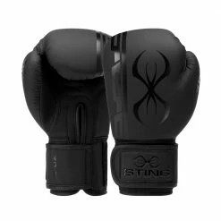 Champs Bxing STING-ARMAPLUS MATT BLACK TRAINING GLOVES SENIOR GLOVES