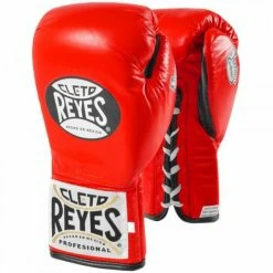 Champs Bxing CLETO REYES-RED 'Safetec' Pro Fight Boxing Gloves