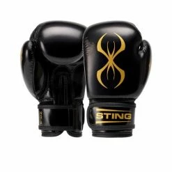 Champs Bxing JUNIOR GLOVES 4oz-8oz STING-JUNIOR ARMA BLACK/GOLD BOXING GLOVES