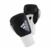 ADIDAS-HYBRID 400 PRO LACE BLACK/WHITE BOXING GLOVES