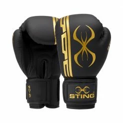 Champs Bxing SENIOR GLOVES STING-ARMAPLUS BLACK/GOLD TRAINING GLOVES