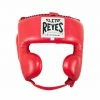 Champs Bxing HEAD & GROIN GUARDS CLETO REYES-RED Headguard With Cheek Protection