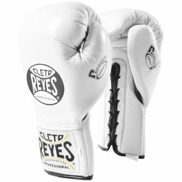 Champs Bxing Ltd SENIOR GLOVES CLETO REYES-WHITE 'Safetec' Pro Fight Boxing Gloves 1 Champs Bxing Ltd SENIOR GLOVES CLETO REYES-WHITE 'Safetec' Pro Fight Boxing Gloves