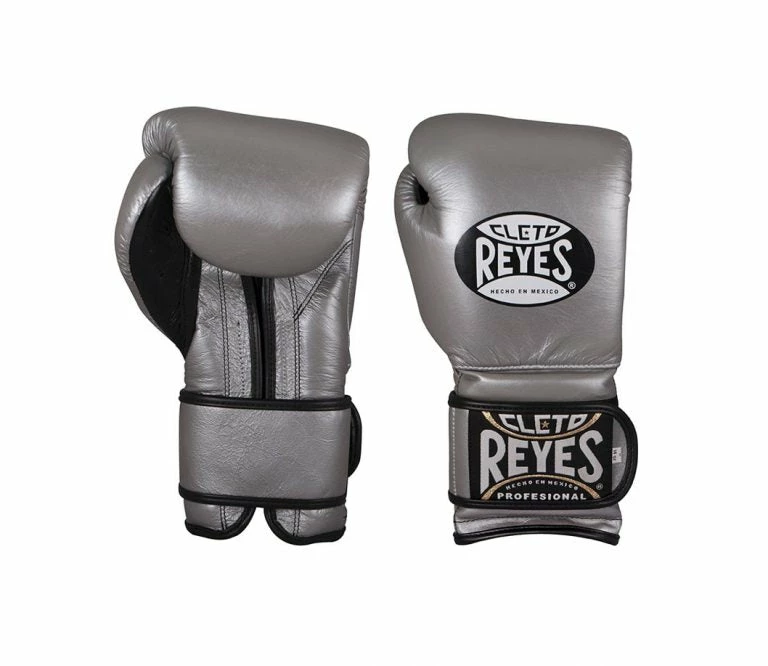 Champs Bxing CLETO REYES-SILVER VELCRO SPARRING GLOVES SENIOR GLOVES 1 Champs Bxing CLETO REYES-SILVER VELCRO SPARRING GLOVES SENIOR GLOVES