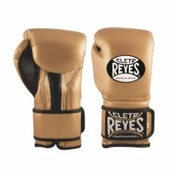 CLETO REYES-GOLD VELCRO SPARRING GLOVES