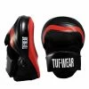 PADS & PADDLES TUF WEAR-AIRCURVE FOCUS HOOK & JAB PAD: BLACK-RED: ONE SIZE