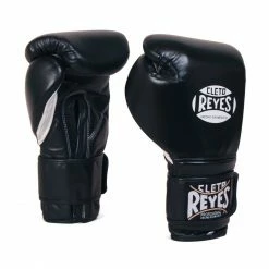 CLETO REYES-BLACK VELCRO SPARRING GLOVES SENIOR GLOVES