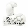 RIVAL-RFX-GUERRERO HDE -F WHITE PRO FIGHT GLOVES SENIOR GLOVES