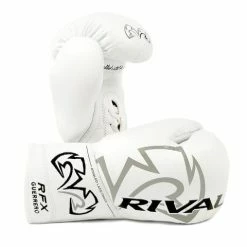 RIVAL-RFX-GUERRERO HDE -F WHITE PRO FIGHT GLOVES SENIOR GLOVES