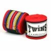 WRAPS & GEL PADS Twins 5m Red Premium Cotton Handwraps