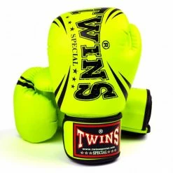 SENIOR GLOVES Twins Light Green Synthetic Boxing Gloves