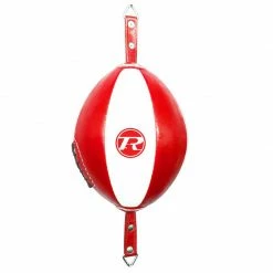 RINGSIDE SYNTHETIC LEATHER DELUXE FLOOR TO CEILING BALL RED / WHITE