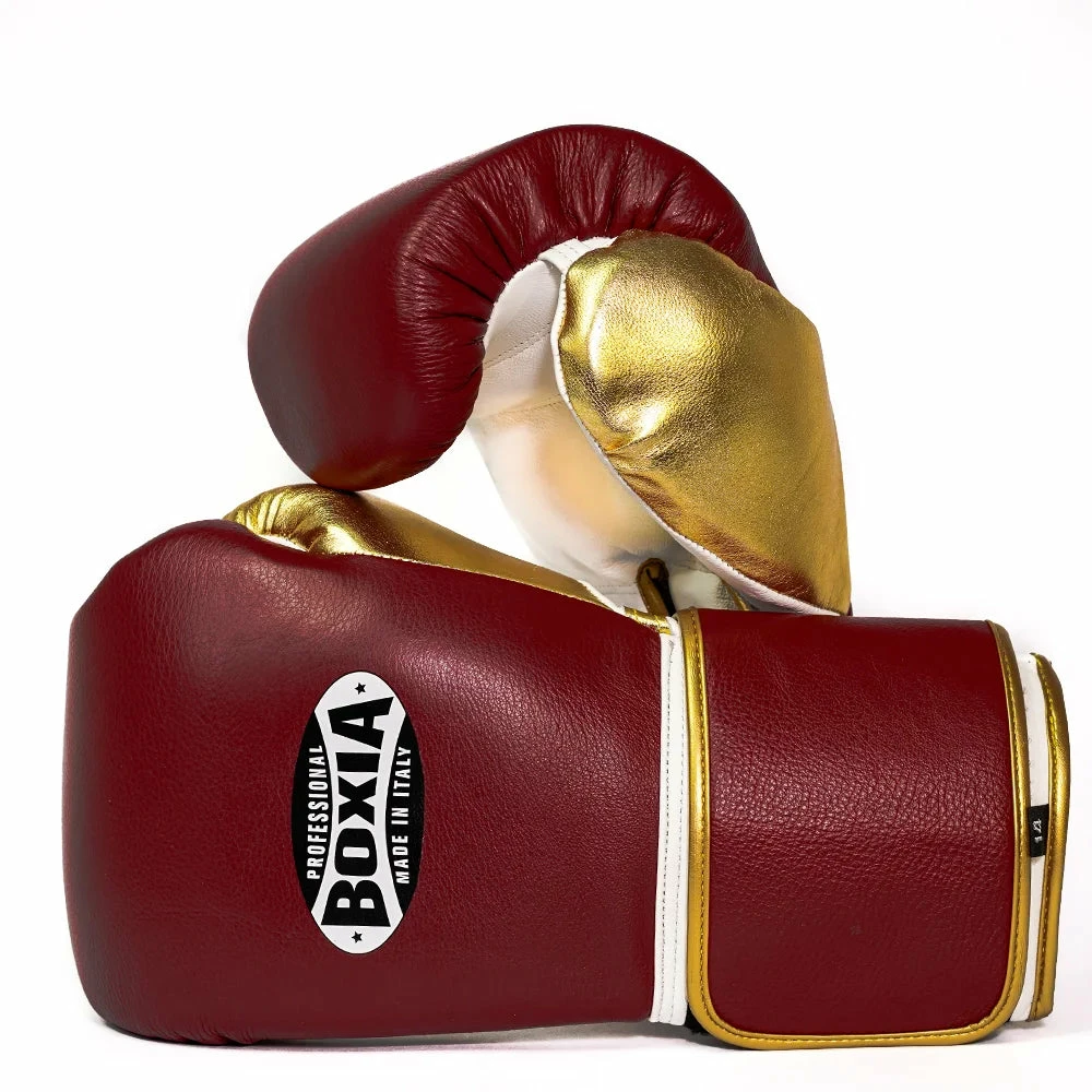 Boxia-GBS IV – Boxing Gloves – Deep Red And Gold SENIOR GLOVES 1 Boxia-GBS IV – Boxing Gloves – Deep Red And Gold SENIOR GLOVES