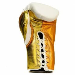 Boxia-GTX – Sparring Gloves With Laces – Copper And Gold