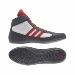 Adidas Havoc Ring Shoe – Grey/Red/White BOXING BOOTS