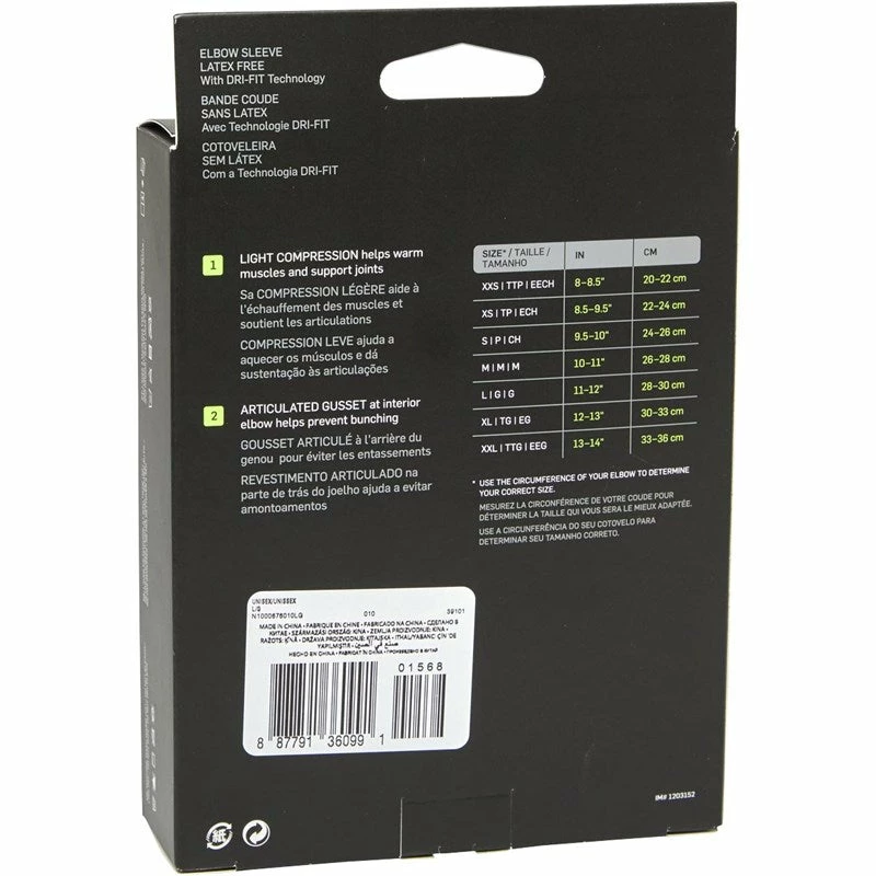 Nike Pro Elbow Sleeve 3.0 Black/White 2 Nike Pro Elbow Sleeve 3.0 Black/White