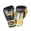 SENIOR GLOVES PROBOX-PRO-SPAR' BLACK/GOLD LEATHER GLOVES
