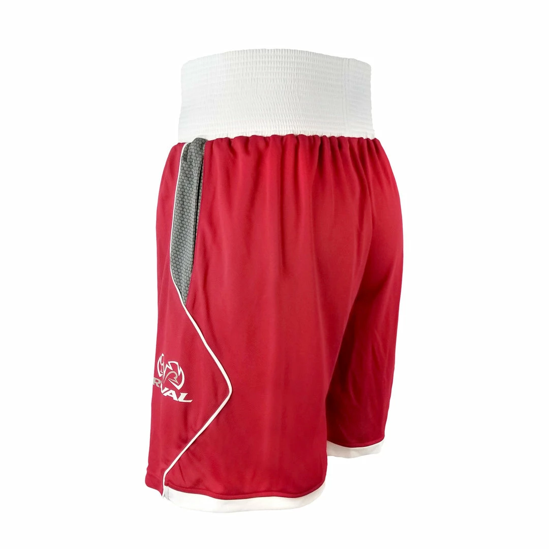 RIVAL-AMATEUR RED COMPETITION/TRAINING BOXING TRUNKS CLOTHING 4 RIVAL-AMATEUR RED COMPETITION/TRAINING BOXING TRUNKS CLOTHING