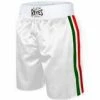 CLETO REYES SHORTS WHITE- RED, GREEN TRIM CLOTHING