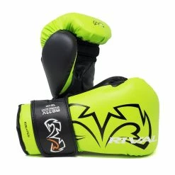 SENIOR GLOVES RIVAL RS11V EVOLUTION SPARRING GLOVES-LIME GREEN