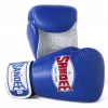 Champs Bxing Ltd SANDEE-Authentic Velcro Blue & White Leather Boxing Glove SENIOR GLOVES