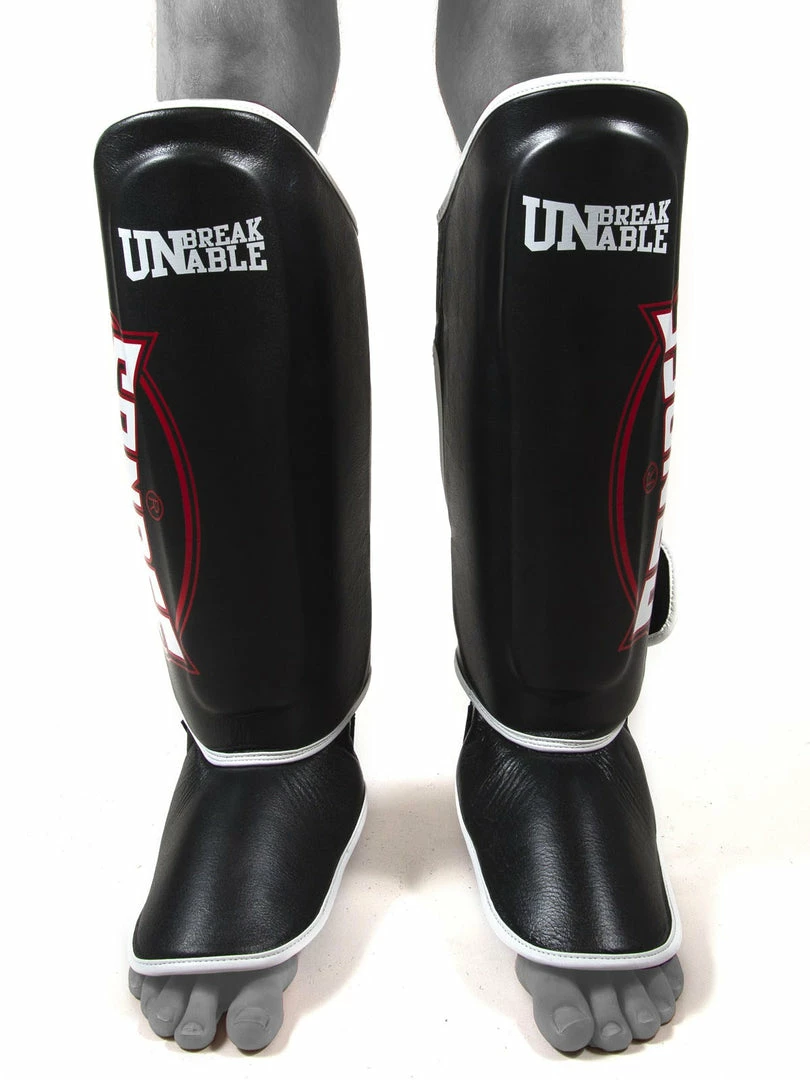 MUAY THAI Sandee KIDS Cool-Tec Black, White & Red Synthetic Leather Boot Shinguard 2 MUAY THAI Sandee KIDS Cool-Tec Black, White & Red Synthetic Leather Boot Shinguard
