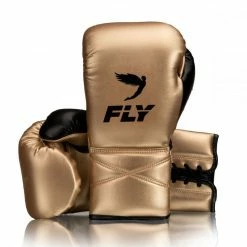 Fly Superlace X Boxing Gloves GOLD/BLACK