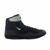 NIKE INFLICT 3 LIMITED EDITION WRESTLING BOOTS - BLACK METALLIC SILVER BOXING BOOTS