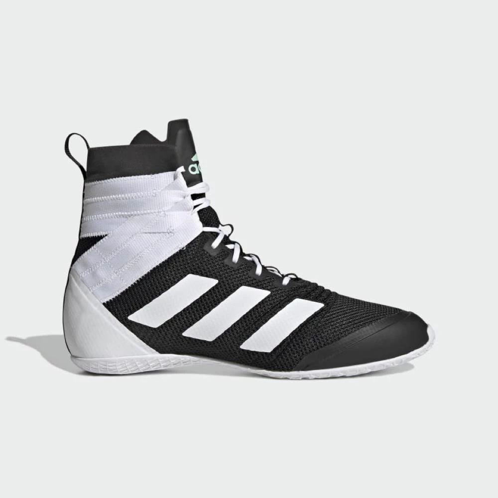 Adidas Speedex 18 Boxing Boots - Black/White 1 Adidas Speedex 18 Boxing Boots - Black/White