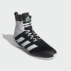 Adidas Speedex 18 Boxing Boots - Black/White 6 Adidas Speedex 18 Boxing Boots - Black/White