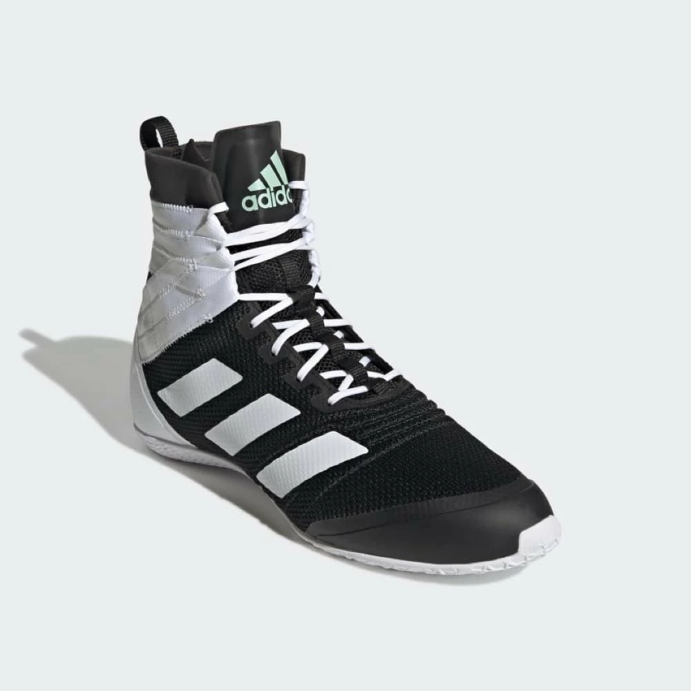 Adidas Speedex 18 Boxing Boots - Black/White 3 Adidas Speedex 18 Boxing Boots - Black/White