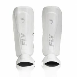 Champs Bxing Ltd MUAY THAI Fly Spectre MMA Shin Guards - White