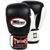 SENIOR GLOVES Twins 2-Tone Black-White Boxing Gloves